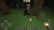 A wild spider jockey found in a forest biome (Image via u/D0uc3e on Reddit)